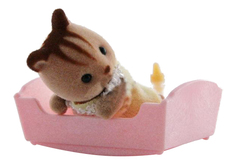 Игровой набор sylvanian families малыш бельчонок