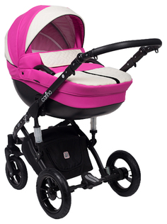 Коляска 3 в 1 Carino alu Розовый 03 DPG