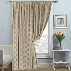 Штора Amore Mio Жаккард Classic 2,0*2,7 1 шт. Бежевый