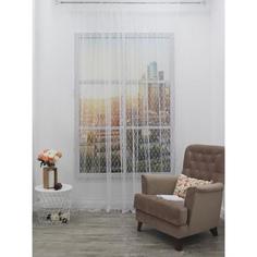 Штора Amore Mio Вышивка эконом 3,0*2,7 1 шт. Белый