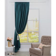 Штора Amore Mio Блэкаут тиснение 2,0*2,7 1 шт. Зеленый