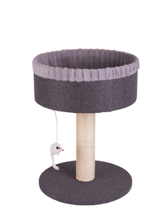 Когтеточка-лежанка Не Один Дома MyPlace, серая, 35х35х45 см