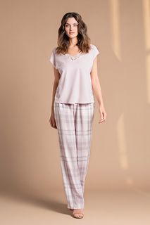 Пижама комплект женский Laete 51711 розовый XL