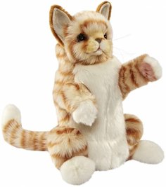 Мягкая игрушка на руку Hansa Рыжий кот, 30 см