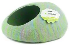 Домик для кошек и собак Zoobaloo WoolPetHouse S мультиколор зеленый, 30x30x18см