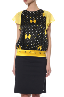 Блуза женская Elisa Fanti C537114 черная 42 IT