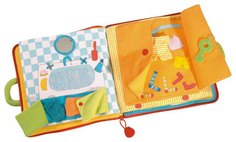 Книжка мягкая Lilliputiens Один день кролика, на молнии