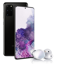 Смартфон Samsung Galaxy S20+ 128Gb Black + Наушники Samsung Galaxy Buds+ White