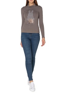 Водолазка женская Adzhedo 5581 серая XS