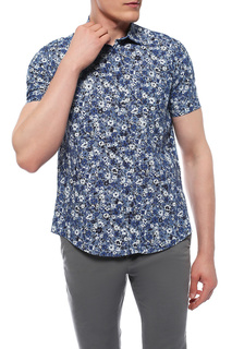 Сорочка мужская Sand SJ SS17 8652 - SIMON SS синяя 40 EU