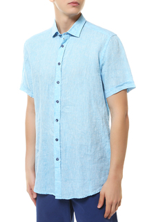 Рубашка мужская Sand SS16 8823 A - SIMON SS голубая 42 EU