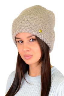 Шапка женская Dispacci 220045CRL бежевая 56