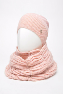 Комплект (шапка, шарф) женский Noryalli 46901/36901 розовый 57