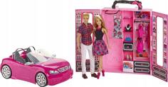Игровой набор с куклой Barbie со шкафом и кабриолетом CNC16
