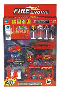 Игровой набор Автомир Пожарная служба 6 Рыжий кот и-4681