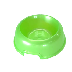 Одинарная миска для кошек и собак HOMEPET, пластик, зеленый, 0.3 л