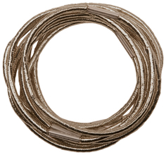 Резинки для волос Dewal RE043 Коричневый 10 шт