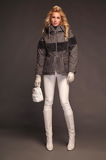 Парка женская Naumi 18 W 808 1 13 PEPPER серая 48 RU