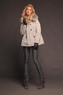 Парка женская Naumi 18 W 508 2 13 QUARTZ серая 42 RU