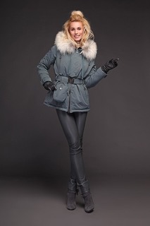 Парка женская Naumi 18 W 707 12 42 EMERALD зеленая 44 RU