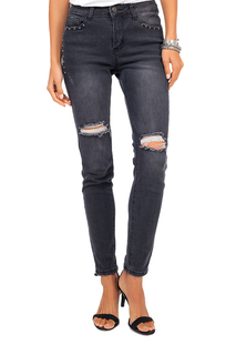 Джинсы женские Vilatte D54.166 серые 44 RU