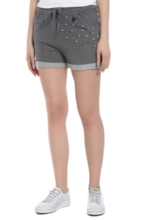 Шорты женские Twin-Set Jeans J2S5MC серые 2XS