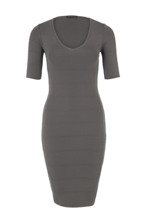 Платье женское Apart 53523 серое 38 DE