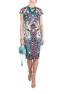 Платье женское Mary Katrantzou 86850 голубое M