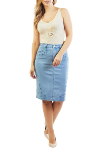 Юбка женская LAFEI-NIER J54340R голубая 27 RU