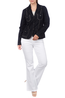 Жакет женский LAFEI-NIER H721348-F черный 3XL