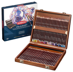 Карандаши цветные Derwent Coloursoft 2301660 48 шт