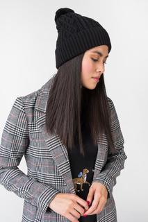 Шапка женская T-Skirt AW18-24-0509-FS черная 52-54