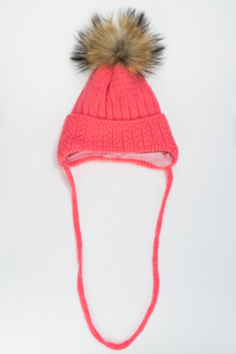 Ушанка для девочки Marhatter, цв.розовый, р-р 48