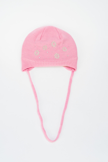 Ушанка для девочки Marhatter, цв.розовый, р-р 48