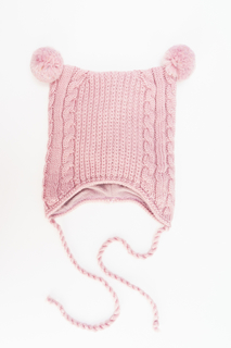 Ушанка для девочки Marhatter, цв.розовый, р-р 46