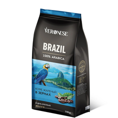 Кофе в зернах Veronese Brazil, 200 г