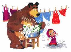 Набор для вышивания РИОЛИС "Большая стирка"