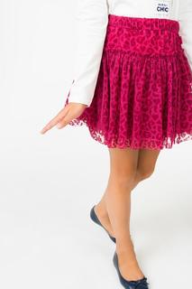 Юбка для девочки Boboli, цв.красный, р-р 104