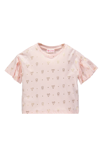 Футболка для девочки Brums, цв.розовый, р-р 116