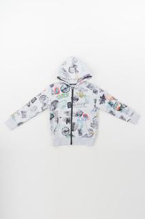 Толстовка для мальчика MEK, цв.серый, р-р 140