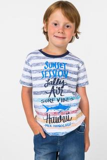 Футболка для мальчика MEK, цв.белый, р-р 140