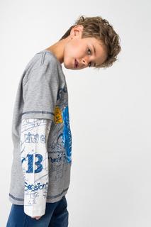 Футболка для мальчика Boboli, цв.серый, р-р 110