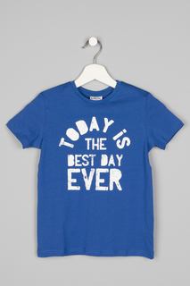 Футболка для мальчика MEK, цв.синий, р-р 116