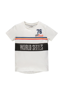 Футболка для мальчика MEK, цв.белый, р-р 110