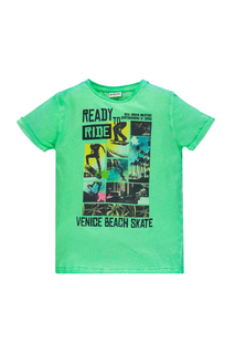 Футболка для мальчика MEK, цв.зеленый, р-р 116