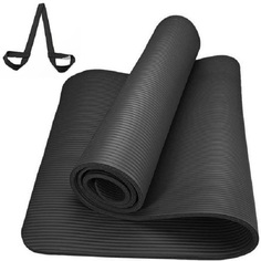 Коврик Универсальный НБК 183х61х1,5 см (черный) (с ремешком для переноски) NBR15-16 Hawk