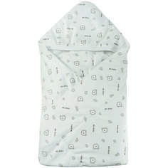 Конверт-одеяло Папитто вельбоа набивной Белый 2158