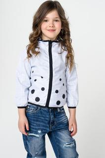 Ветровка для девочки Brums, цв.белый, р-р 104