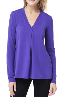 Блуза женская Vilatte D49.523 фиолетовая 46 RU