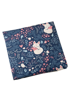 Простыня AmaroBaby на резинке 125х75х12 бязь (Лисички)